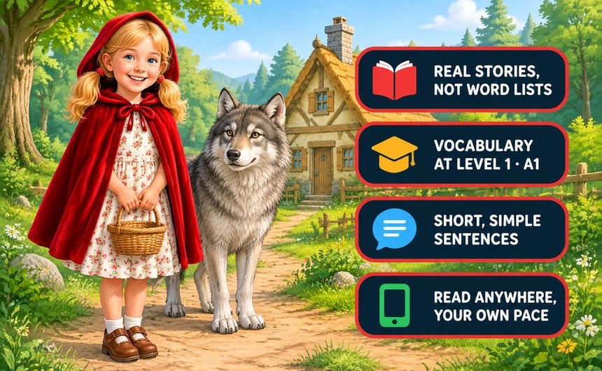 A+ marketing image 3 for Little Red Riding Hood