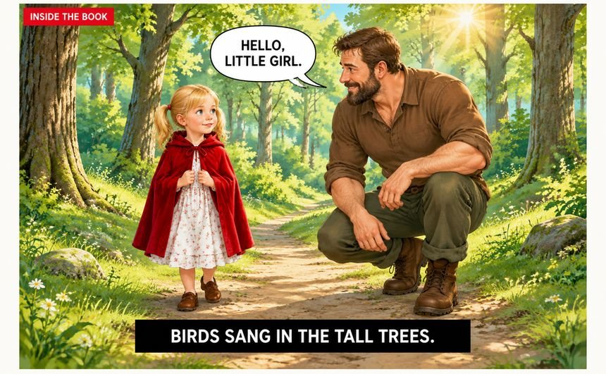 A+ marketing image 4 for Little Red Riding Hood