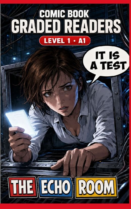 Cover of The Echo Room – A1 English comic book graded reader